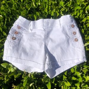 Kids white jean Abercrombie &Fitch shorts